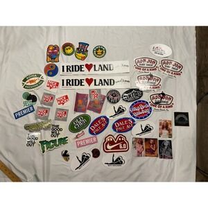 BREWERY Skiing Vintage 90s CRAFT BEERS STICKER DECAL LOT OF 40+ Britney Spears